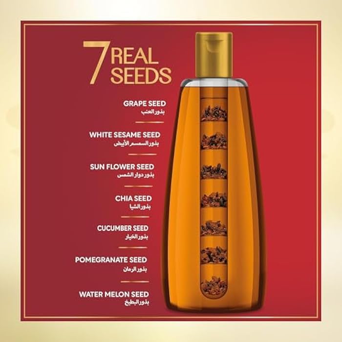 Herbs India Nourishing Clove & 7 Herb Seeds Hair Oil, Makes Hair Thicker & Shiny, Silicone & Paraben Free, 280ml - Image 3